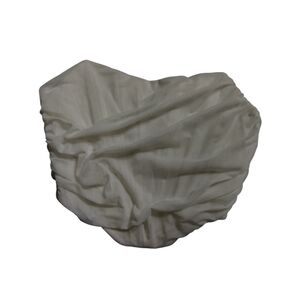 2/$10Sexy & simple white corset type top with elastic sides and zipper back Smal